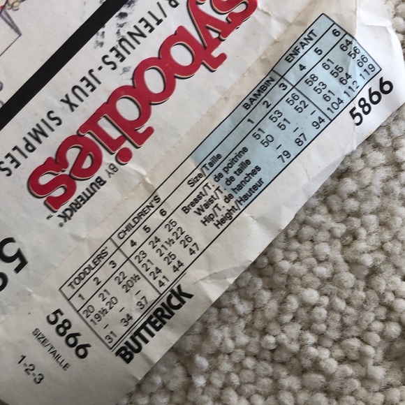 -1991 new  vintage Butterick toddler/children’s easy fun wear sewing pattern - Picture 12 of 16